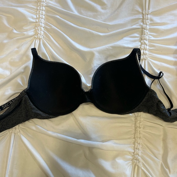 Victorias Secret THE T-SHIRT Push-Up Bra Heather Grey - Picture 3 of 9